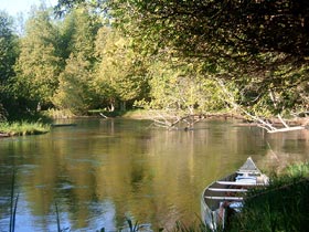 camnping Manistee River